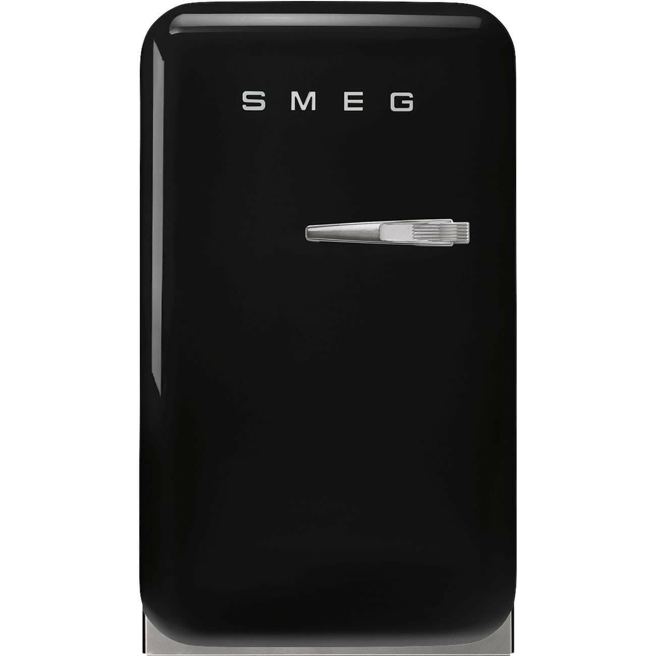 Smeg 50s Retro FAB5RBL5 Mini Bar Right Hinge Fridge Black 34 Litres.