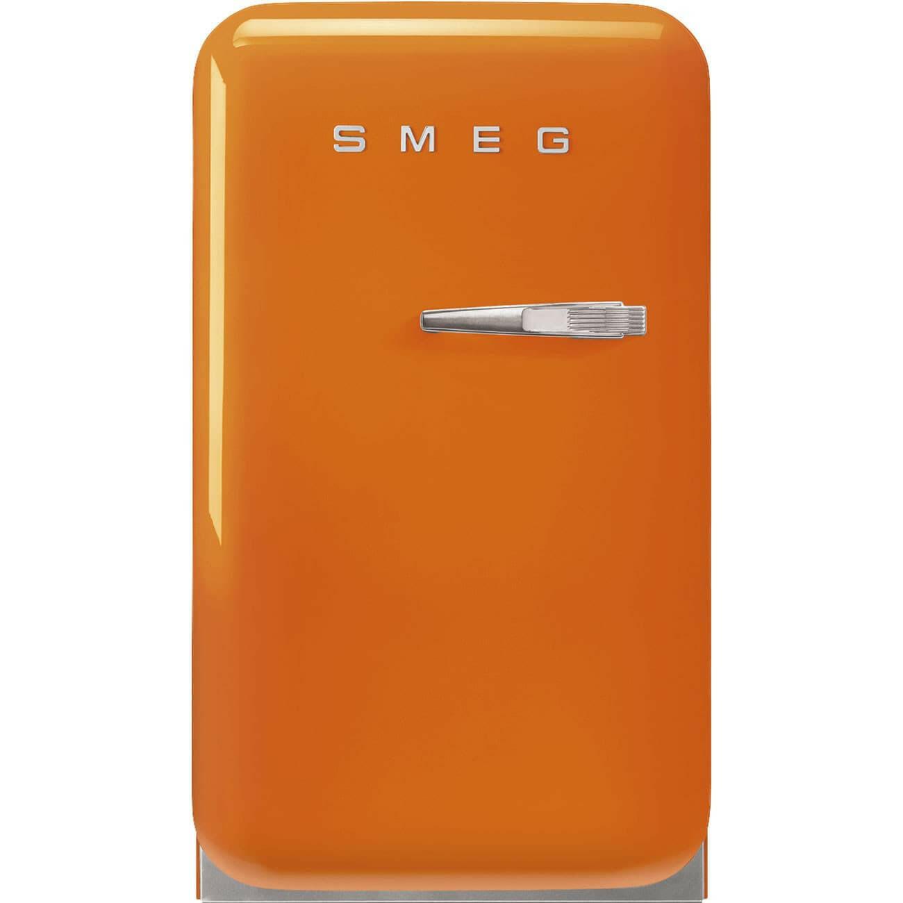 Smeg 50s Retro FAB5ROR5 Mini Bar Fridge Orange 34 Litres.