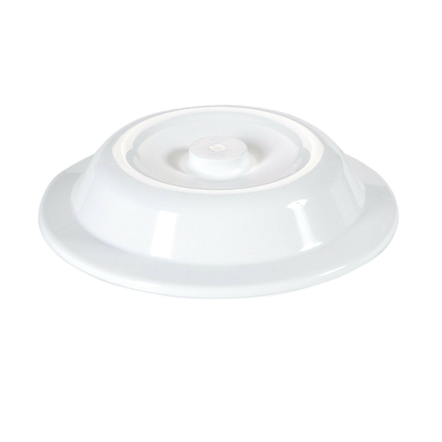Polycarbonate Medium White Plate Cover 24.3cm x 5cm - Cater-Connect Ltd