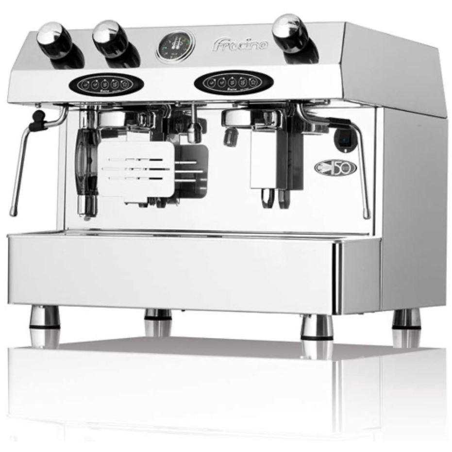 Fracino Contempo Semi Automatic Dual Fuel 2 Group Espresso Coffee Machine - Cater-Connect Ltd