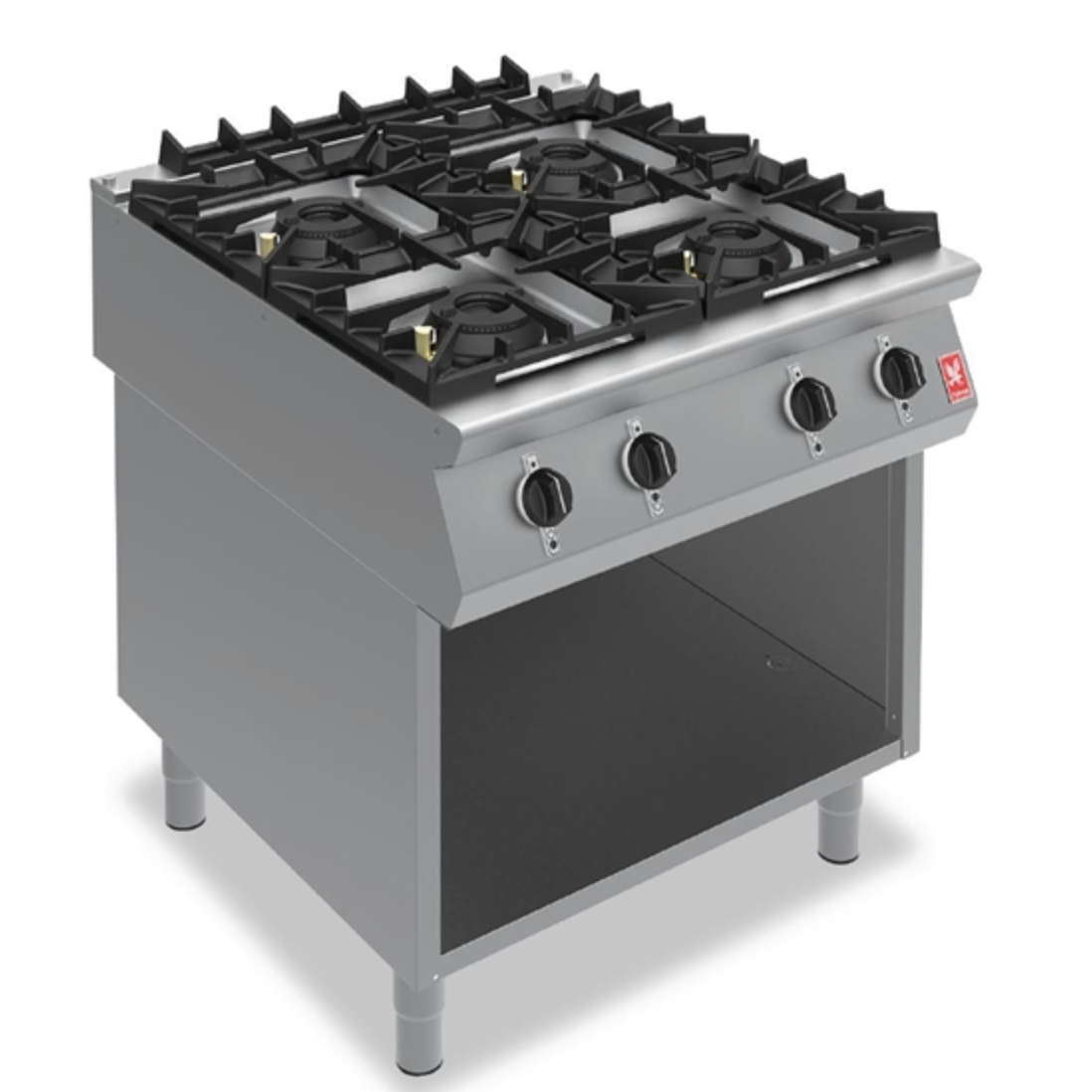 Falcon F900 Series G9084 Four Burner Countertop Gas Boiling Hob On Fixed Stand - Cater-Connect Ltd