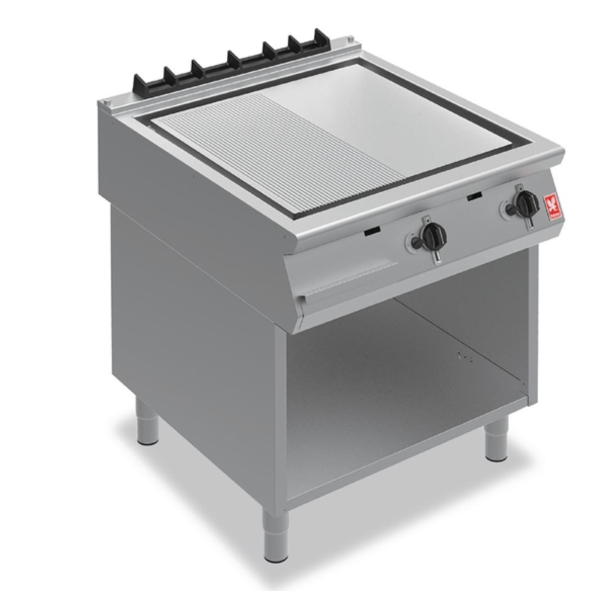 Falcon F900 Series G9581 Freestanding 800mm Half-Ribbed Gas Griddle 800mm - Cater-Connect Ltd