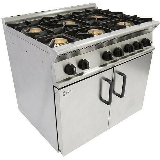 Parry 600 Series 6 Burner Range Oven GB6 - Cater-Connect Ltd