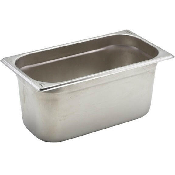 Genware Stainless Steel 1/3 Gastronorm Pan 150mm - Cater-Connect Ltd