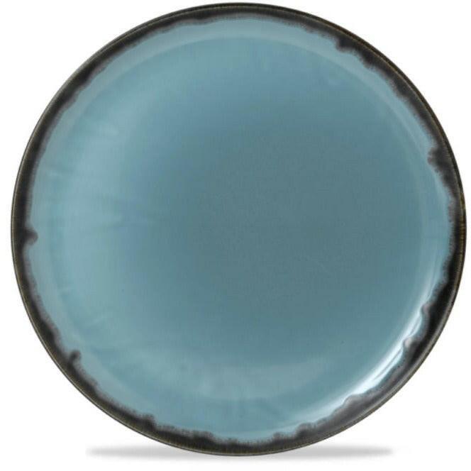 Dudson Harvest Blue Coupe Plate 32.4cm Case Size 6.