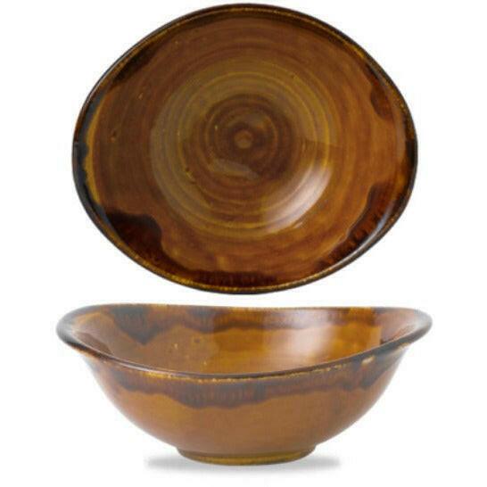 Dudson Harvest Brown Deep Bowl 17.4cm x 14.7cm Case Size 6.