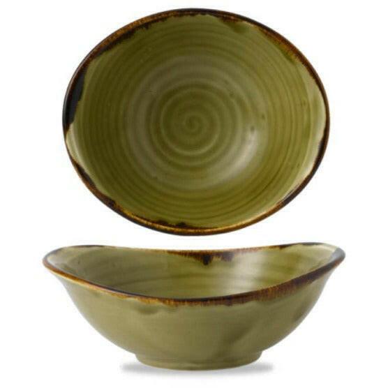 Dudson Harvest Green Deep Bowl 17.4cm x 14.7cm Case Size 6.