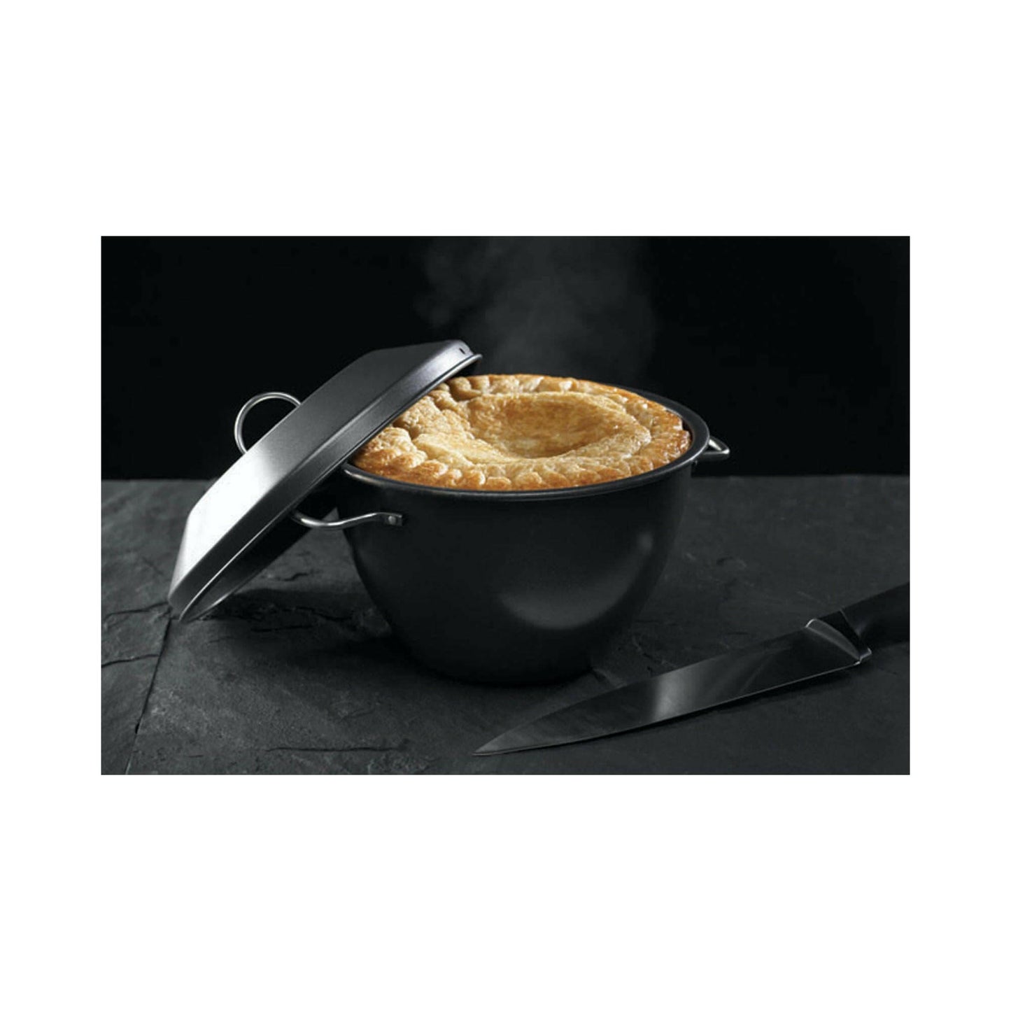 Kitchen Craft MasterClass Non-Stick Carbon Steel Pudding Steamer - Cater-Connect Ltd