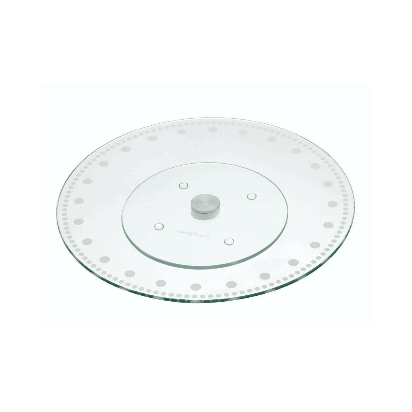 Revolving Glass Cake Stand 30cm - Cater-Connect Ltd