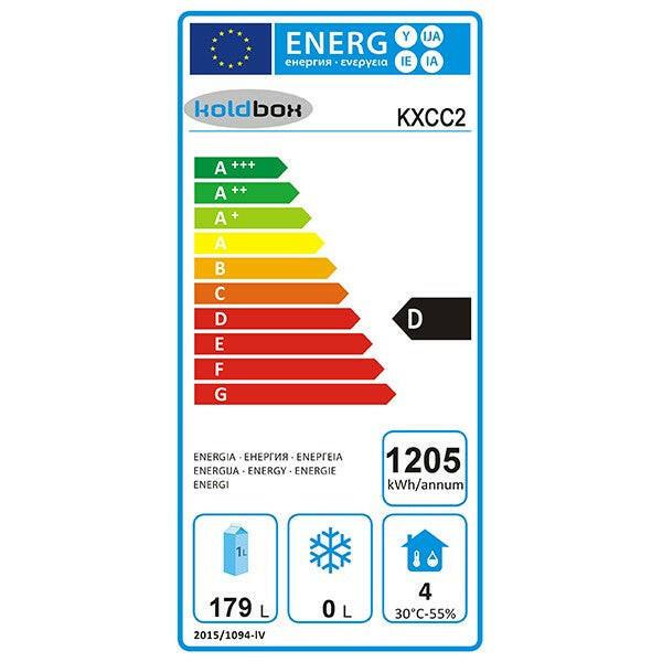 Koldbox KXCC3 Compact 3 Door Counter Fridge 368 Litres.