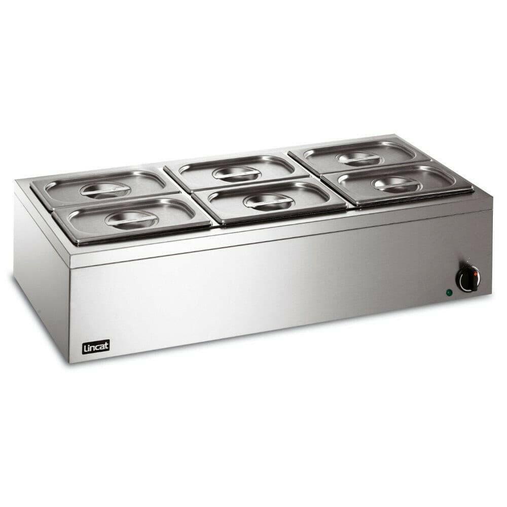 Lincat Lynx 400 LBM3W Countertop Wet Heat Bain Marie 6 x 1/4GN.
