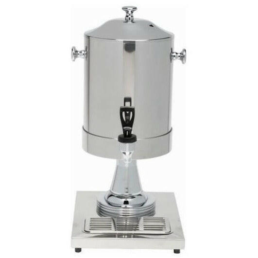 Genware Milk Dispenser With Ice Chamber Stainless Steel 6.5ltr - Cater-Connect Ltd