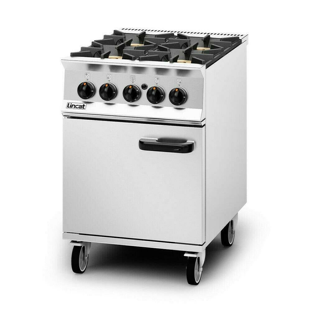Lincat OG8001/P Opus 800 Propane Gas 4 Burner Oven Range 33.6kw.
