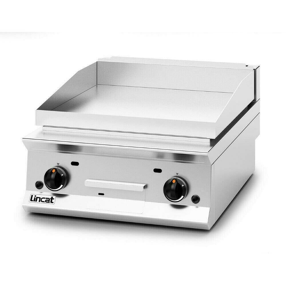 Lincat Opus 800 OG8201/N Natural Gas Smooth Plate Griddle 15.5kw 600mm.