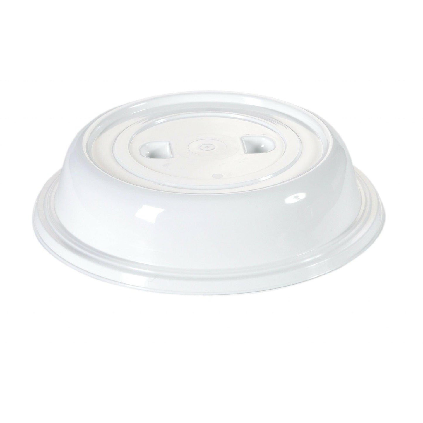 Large Polycarbonate White Plate Cover 25.9cm x 5cm.