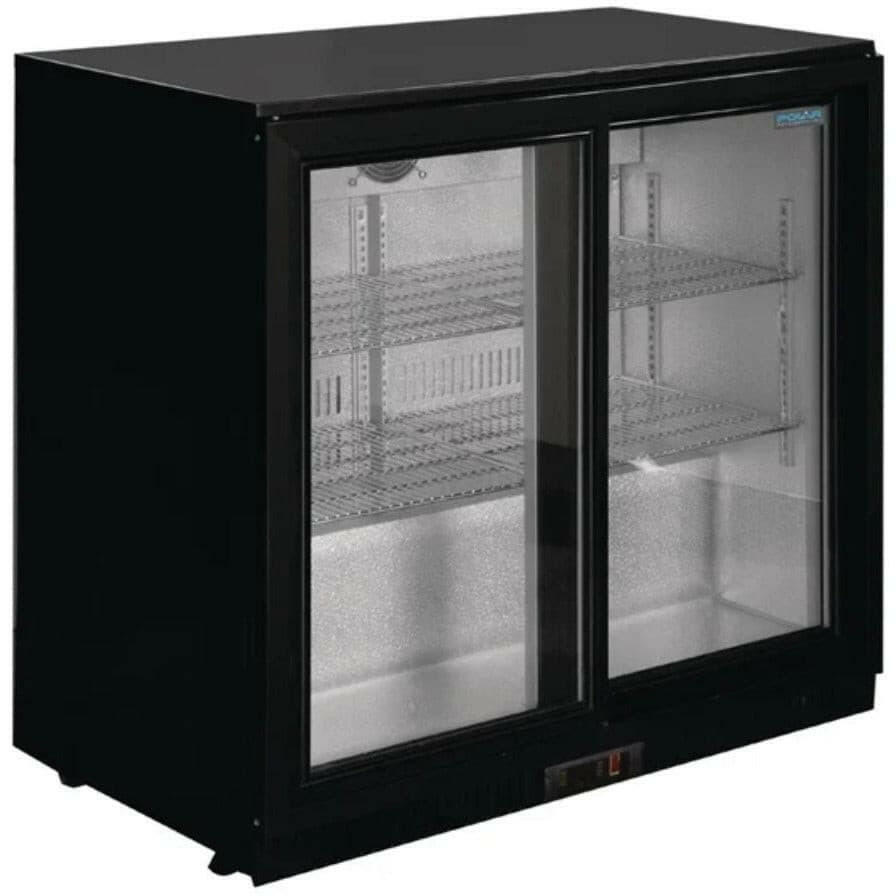 Polar G-Series GL003 Sliding Door Bottle Cooler 208 Litres - Cater-Connect Ltd