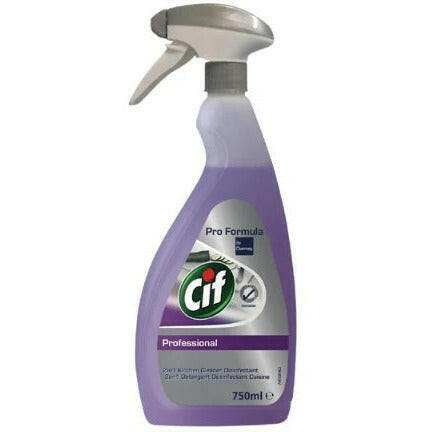 Cif Pro Formula 2-in-1 Cleaner and Disinfectant Ready To Use 750ml Case Size 6 - Cater-Connect Ltd
