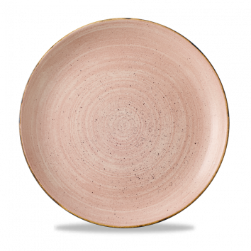 Churchill Stonecast® Coupe Plate Raw Terracotta 28.80cm Case Size 12 - Cater-Connect Ltd