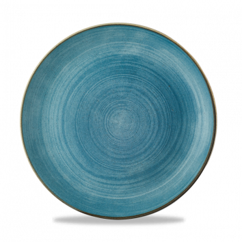 Churchill Stonecast® Coupe Plate Raw Blue 26cm Case Size 12 - Cater-Connect Ltd