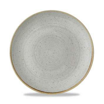 Churchill Stonecast® Coupe Plate Raw Grey 26.00cm Case Size 12 - Cater-Connect Ltd