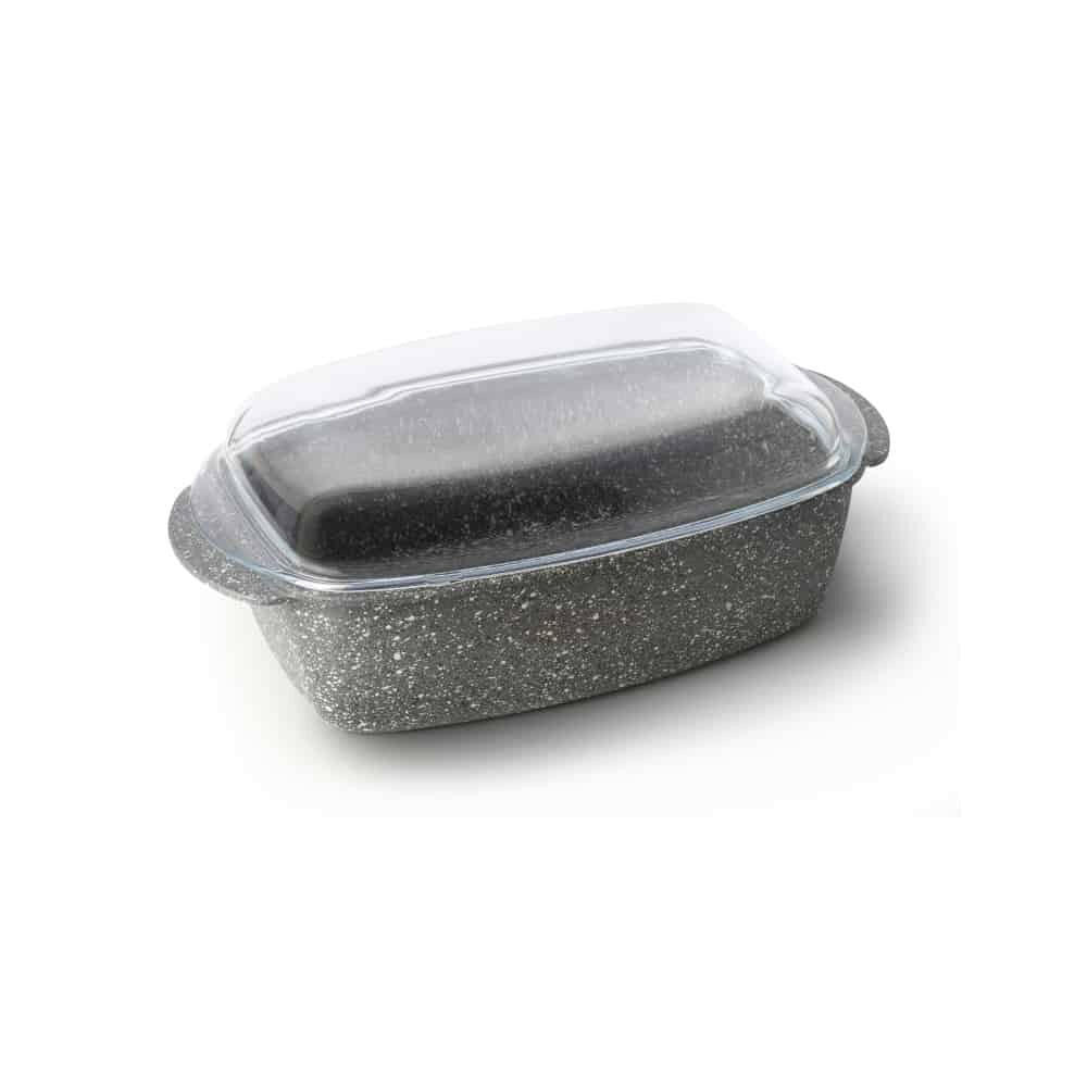 Rectangular Display Dish with Glass Lid 40×22.5x15cm - Cater-Connect Ltd
