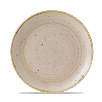 Churchill Stonecast® Nutmeg Cream Coupe Plate 21.7cm Case Size 12 - Cater-Connect Ltd