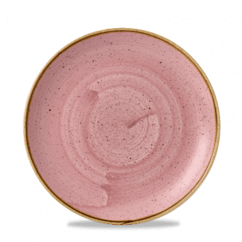 Churchill Stonecast® Petal Pink Coupe Plate 21.7cm Case Size 12 - Cater-Connect Ltd