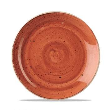 Churchill Stonecast® Spiced Orange Coupe Plate 21.7cm Case Size 12 - Cater-Connect Ltd