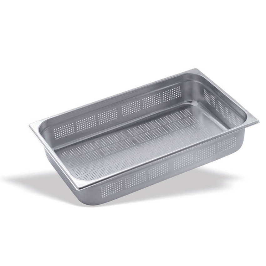 Pujadas 200mm Deep 1/1GN Stainless Steel Perforated Gastronorm - Cater-Connect Ltd