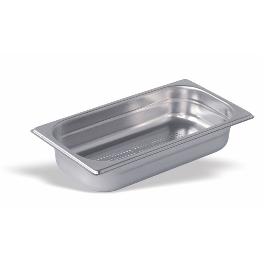 Pujadas 40mm Deep 1/3 Stainless Steel Perforated Gastronorm - Cater-Connect Ltd