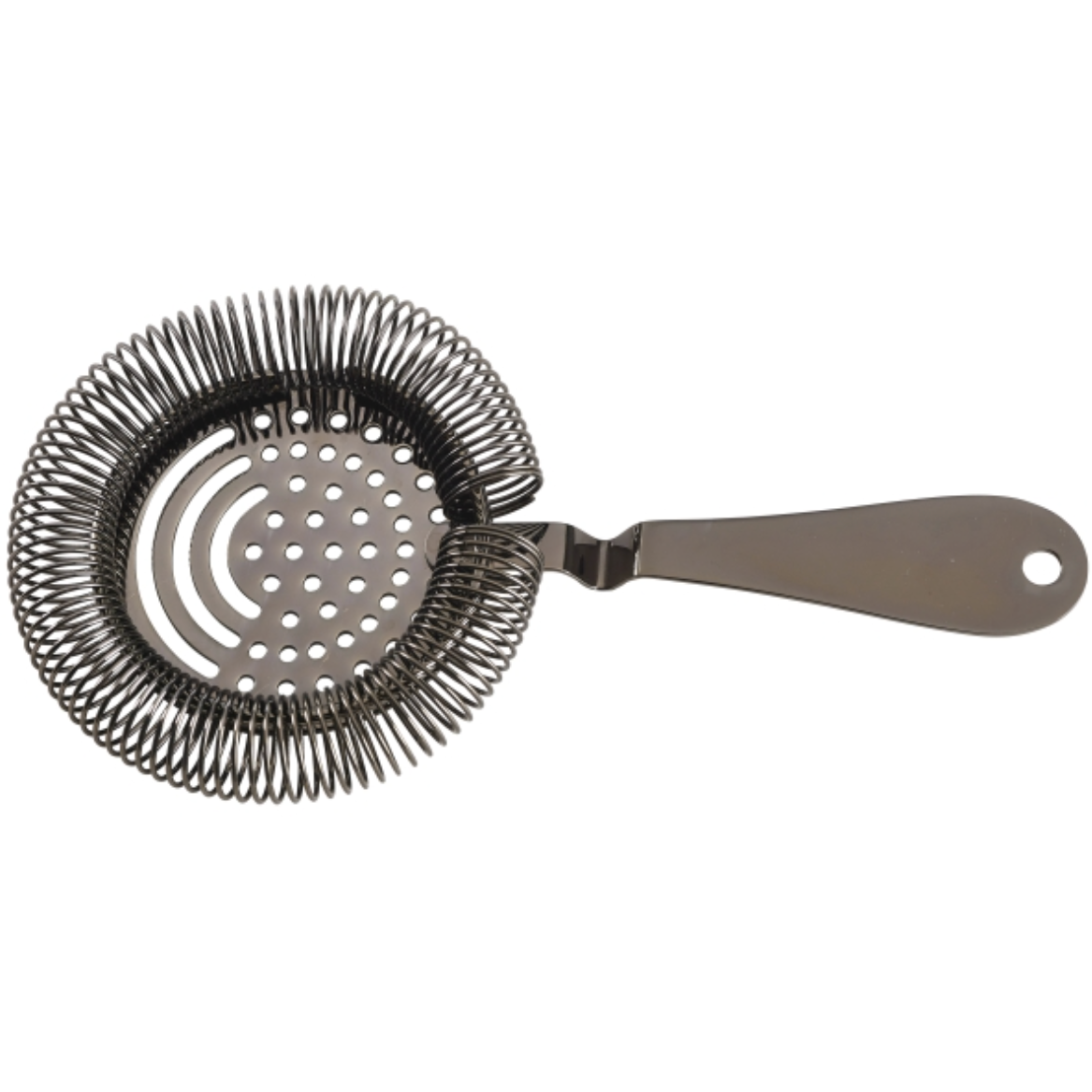 GenWare Gun Metal Sprung Premium Julep Strainer - Cater-Connect Ltd