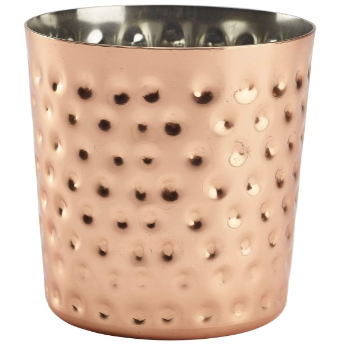 GenWare Hammered Copper Plated Serving Cup 8.5 x 8.5cm Case Size 12 - Cater-Connect Ltd