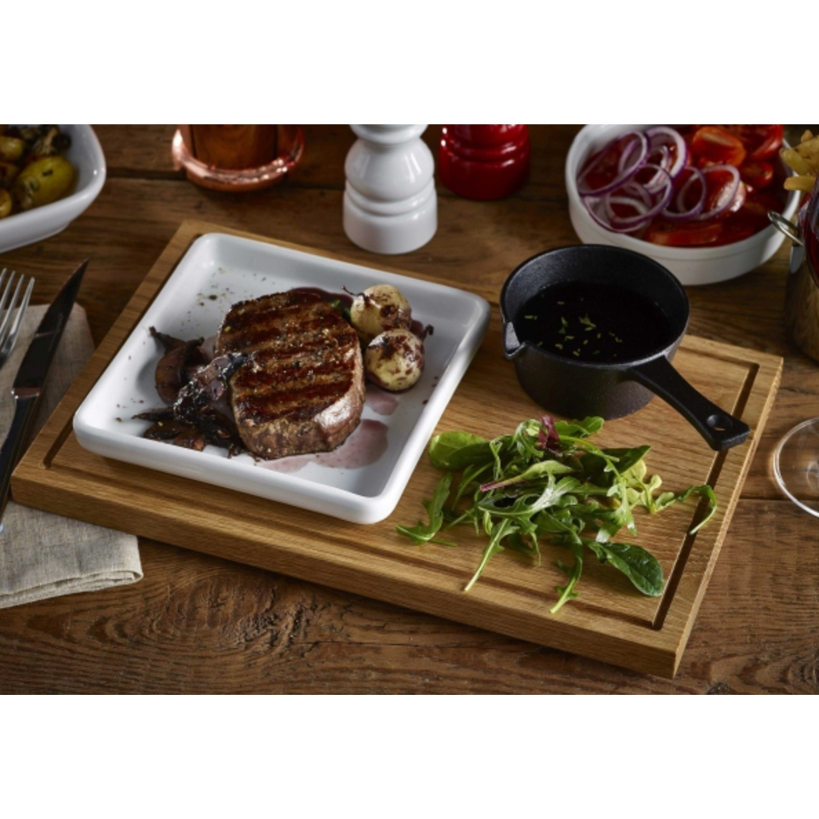 Genware Mini Cast Iron Sauce Pan 9.7 x 4.5cm Case Size 6 - Cater-Connect Ltd