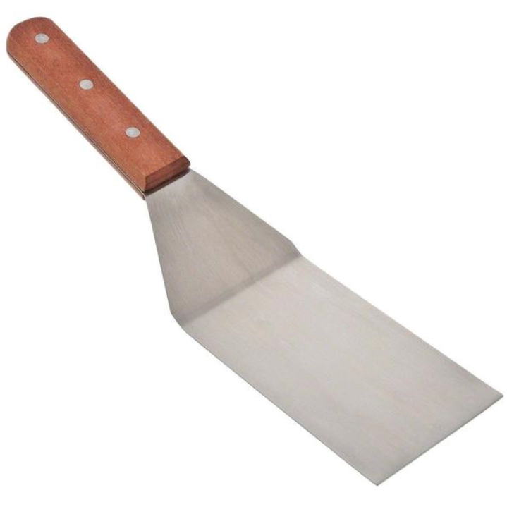 Turner 3" x 6" Bevelled Blade Wooden Handle - Cater-Connect Ltd