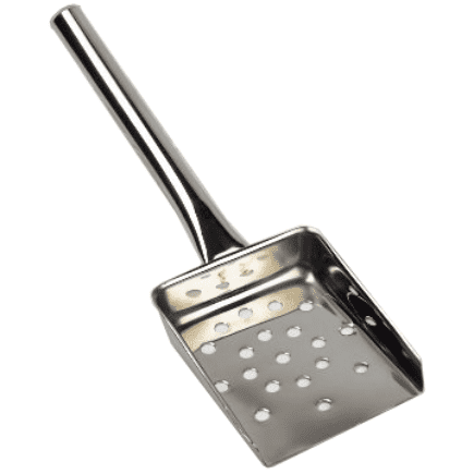 Tubular Chip Server Perforated Blade s/s 4" - Cater-Connect Ltd