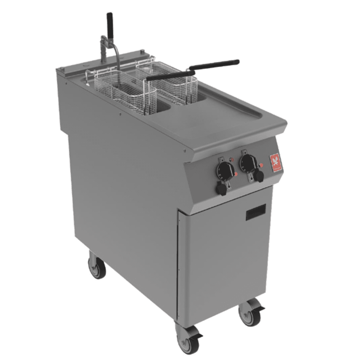Falcon F900 Series E9342F Electric Twin Tank Twin Basket Filtration Fryer 15 Litres - Cater-Connect Ltd