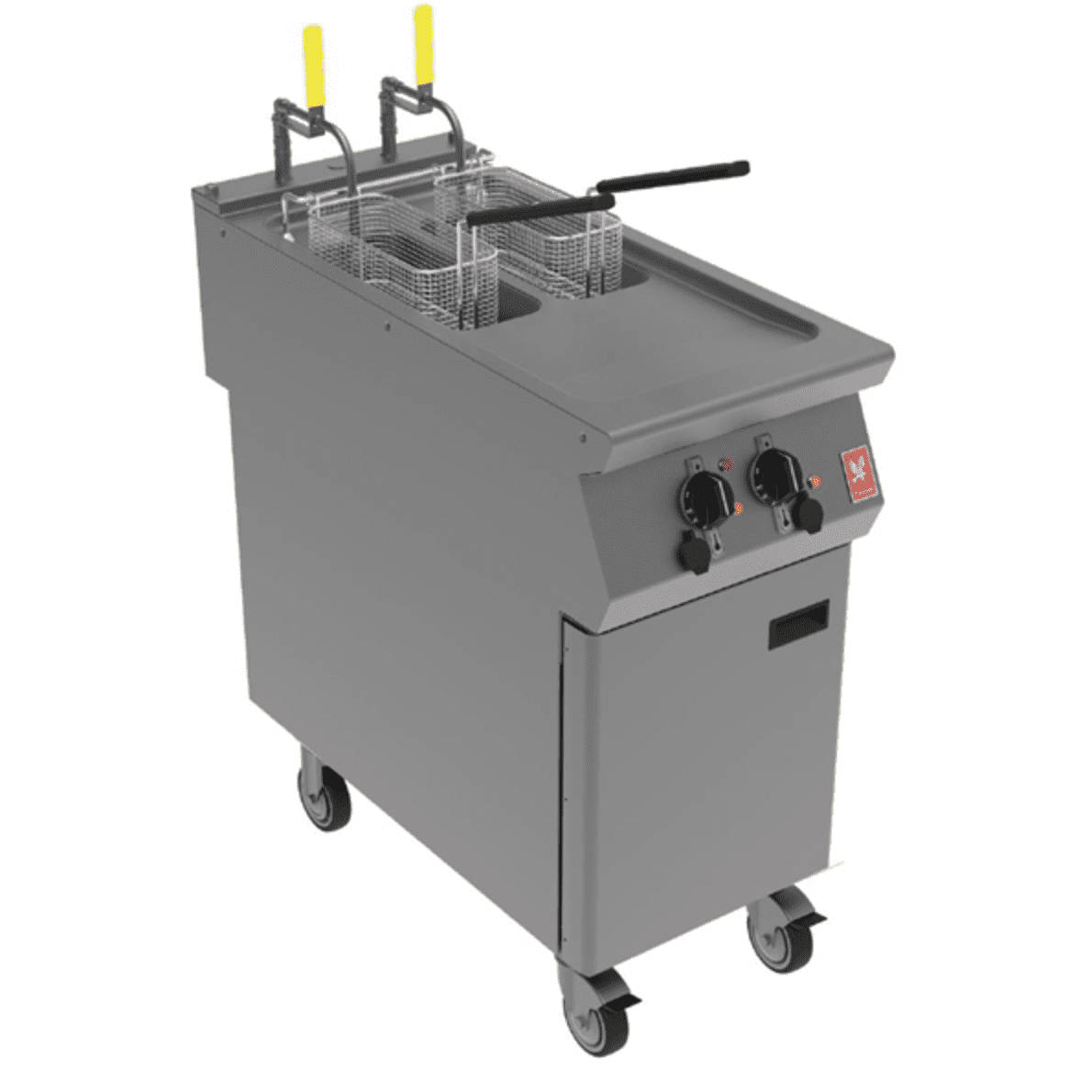 Falcon F900 Series E9342F2 Electric Twin Tank Twin Basket Twin Filtration Fryer 15 Litres - Cater-Connect Ltd