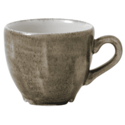 Churchill Stonecast Patina Antique Taupe Espresso Cup 3.5oz Case Size 12 - Cater-Connect Ltd