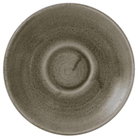 Churchill Stonecast Patina Antique Taupe Cappuccino Saucer 6.25" Case Size 12 - Cater-Connect Ltd