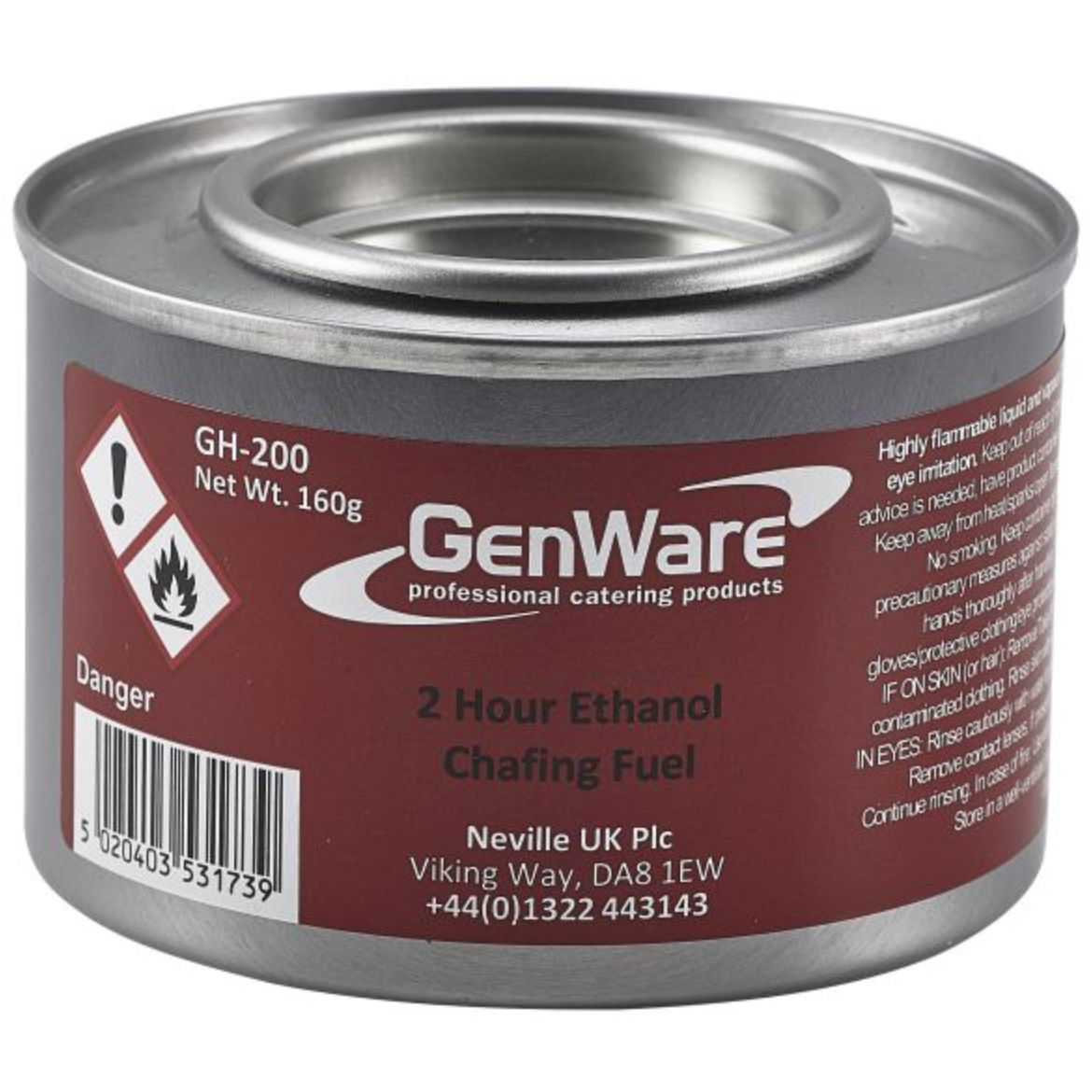 Gen-Heat Ethanol Chafing Fuel 2 Hour Pack Of 36 - Cater-Connect Ltd