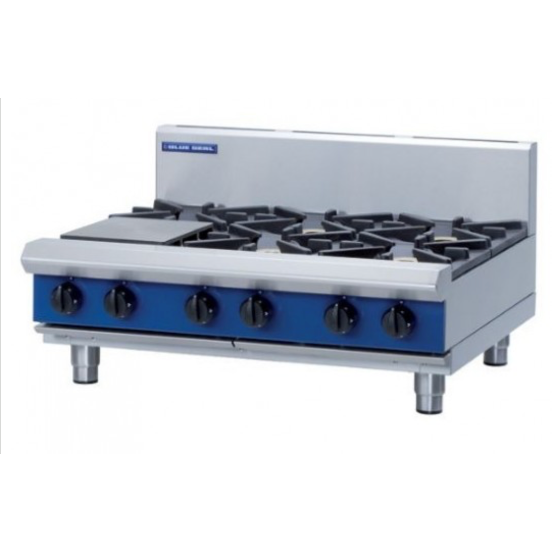 Blue Seal G516D-B Evolution 6 Burner Countertop Cooktop 900mm - Cater-Connect Ltd
