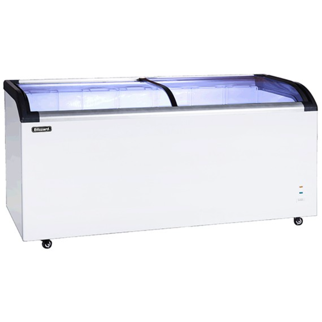 Blizzard BDF52 Curved Glass Lid Chest Freezer 520 Litres - Cater-Connect Ltd