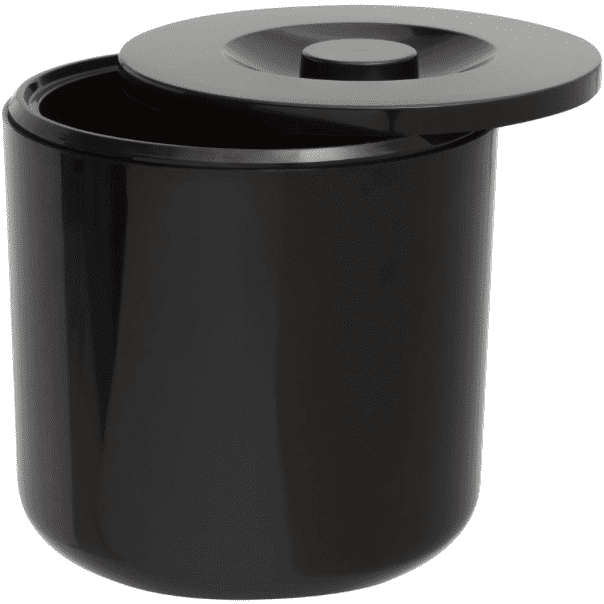 Round Ice Bucket Black 4.5 Litres - Cater-Connect Ltd