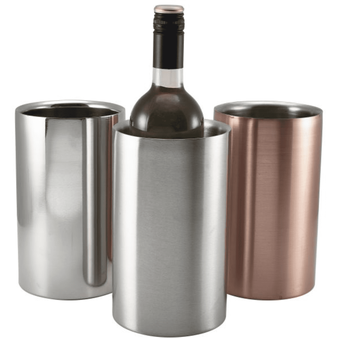 GenWare Satin Stainless Steel Wine Cooler - Cater-Connect Ltd