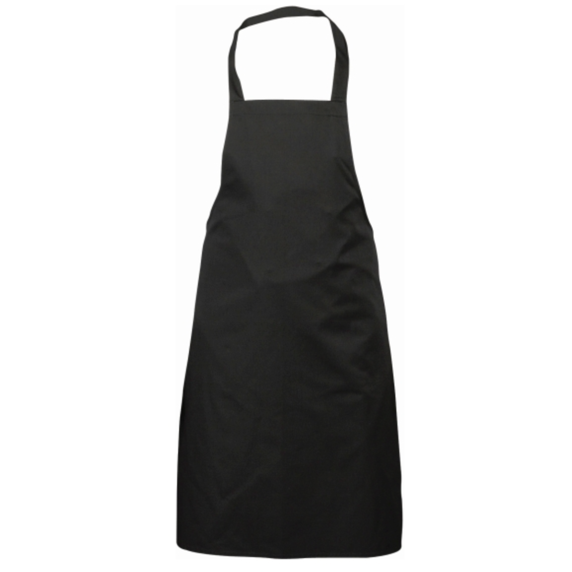 GenWare Black Bib Apron 70cm X 90cm - Cater-Connect Ltd
