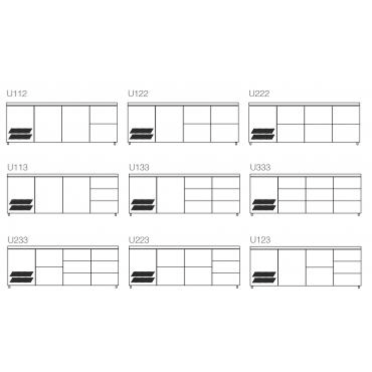 Williams Jade HJC3-SA-U122 Counter Fridge 1 Door & 4 Draws - Cater-Connect Ltd