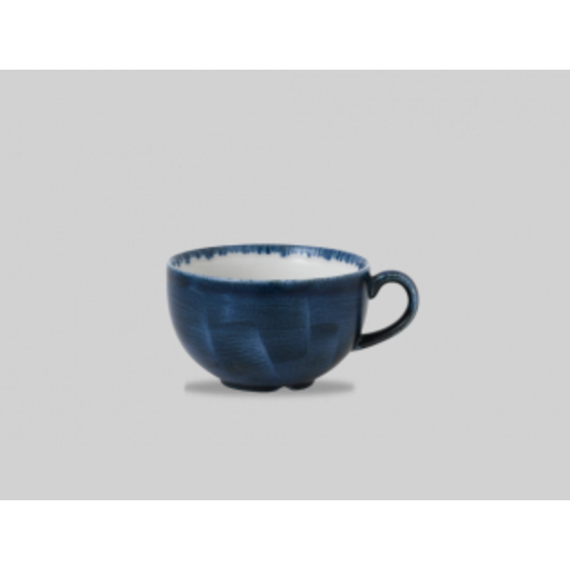 Churchill Stonecast® Cappuccino Cup Plume Ultramarine 8.0 fl oz Case Size 12.