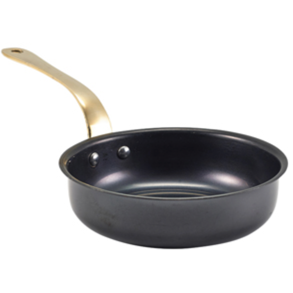 GenWare Black Vintage Steel Mini Fry Pan 13.5 x 3.75cm Case Size 6 - Cater-Connect Ltd