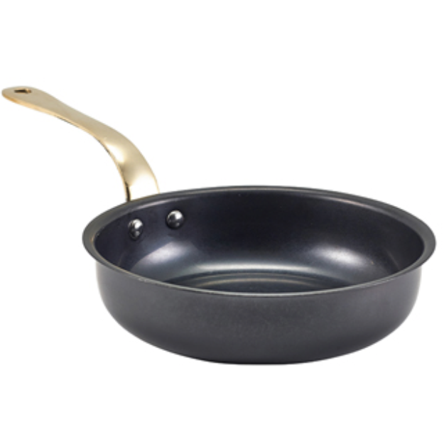 GenWare Black Vintage Steel Mini Fry Pan 15.5 x 4cm Case Size 6 - Cater-Connect Ltd
