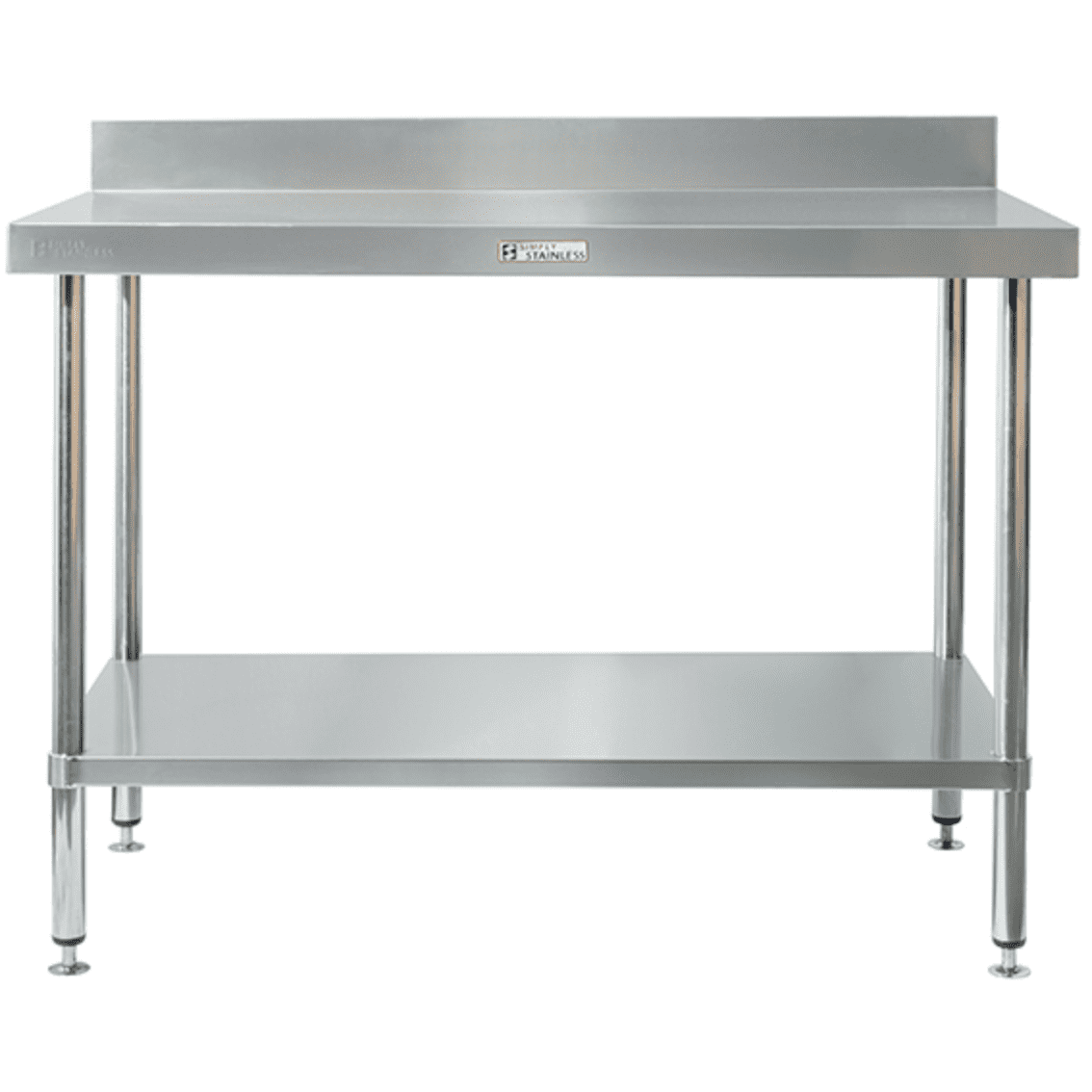 Simply Stainless Upstand Wall Bench 900mm.
